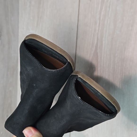 Lucky Brand Women Barimo  Ankle Leather Barimo Boots open toe sz 7M - Picture 5 of 8